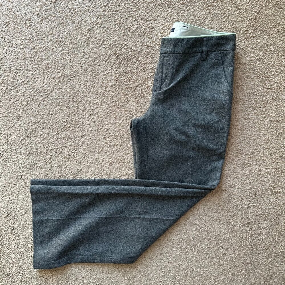 GAP Pants Womens 8 Regular 33x31 Wool Blend Gap Stretch Wide Straight Leg